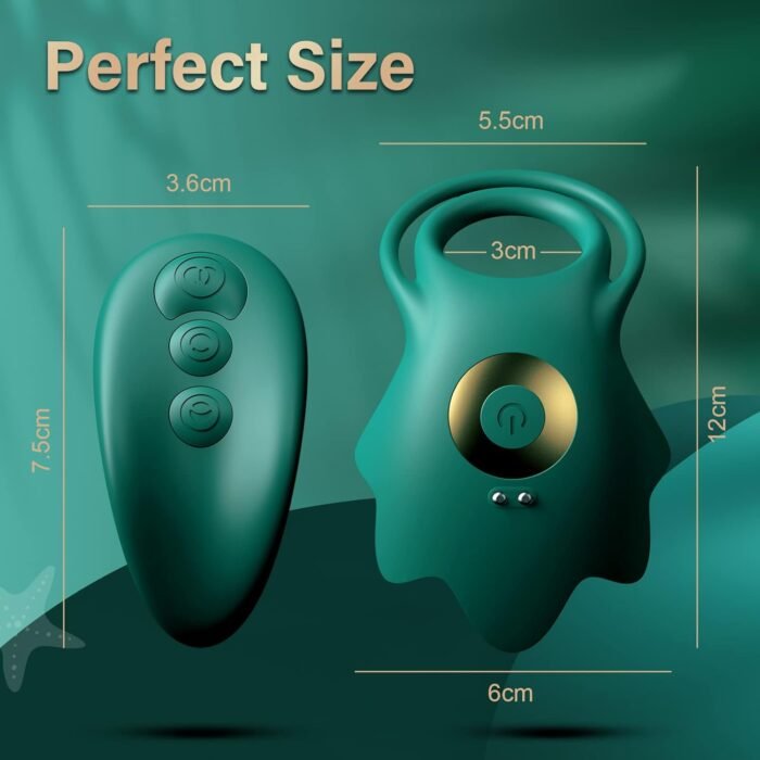 Vibrating Cock Ring Sex Toys - Penis Ring Sex Toy Vibrator with 10 Vibration Modes & USB Rechargeable, Silicone Adult Sex Toys for Men, G spot Clitoral Vibrator for Woman Couple, Adult Toys & Games - Image 6