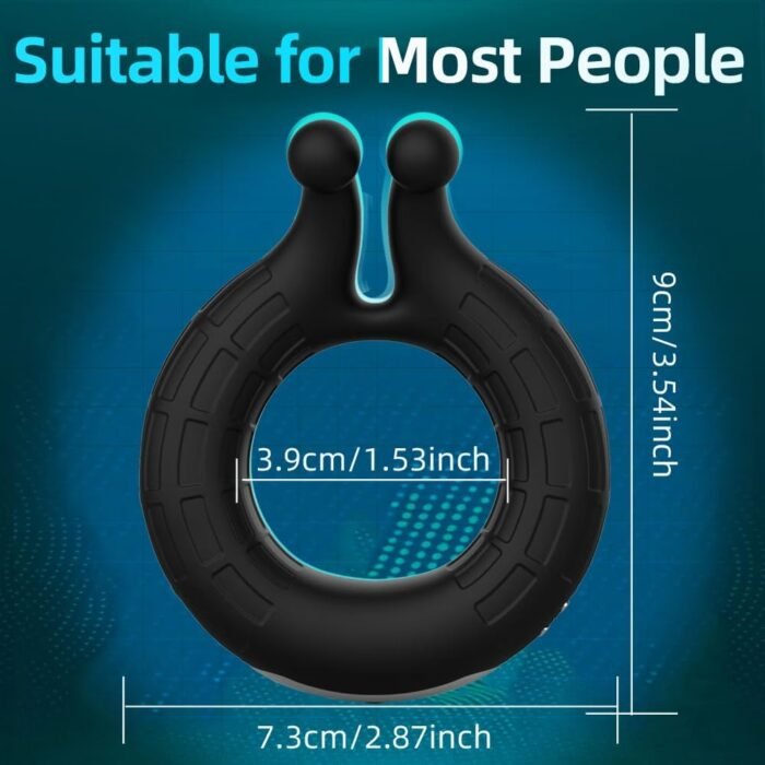 Vibrating Cock Ring TRACROD Male Sex Toys for Men Penis Ring Vibrator with 10 Vibrating Patterns, Pleasure Couples Vibrator with G Spot Clitoris Stimulator，Adult Sex Toy & Games for Couples Women - Image 7