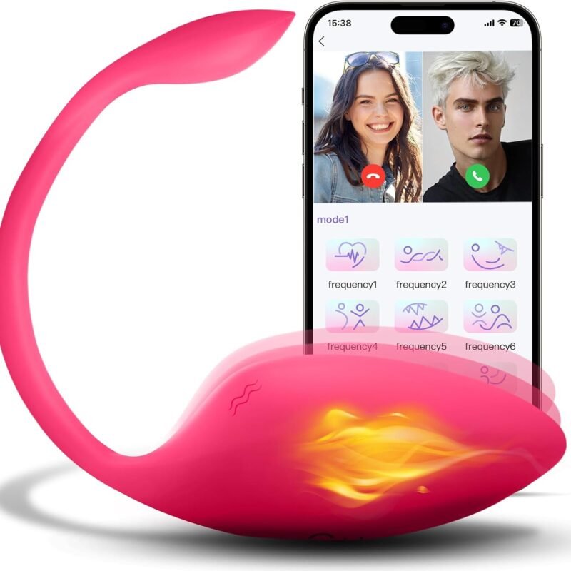 2024 New APP Control Wearable Vibrator Womens Sex Toys, Adult Toys 9 Vibrations & Heating Couples Sex Toys Vibrater, G Spot Clitoral Anal Mini Vibrators Female Sex Toy Sexual Pleasure Tools for Women