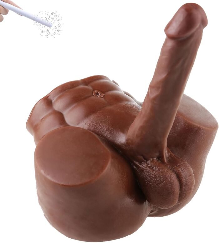 8LB Male Sex Doll with Flexible Dildo Realistic Sex Huge Cock, Torso Sex Dolls for Women 7.9 in Cock Female Masturbation Unisex Masturbator Tight Anal Adult Toy for Men Couple Women Gay Sex Toy