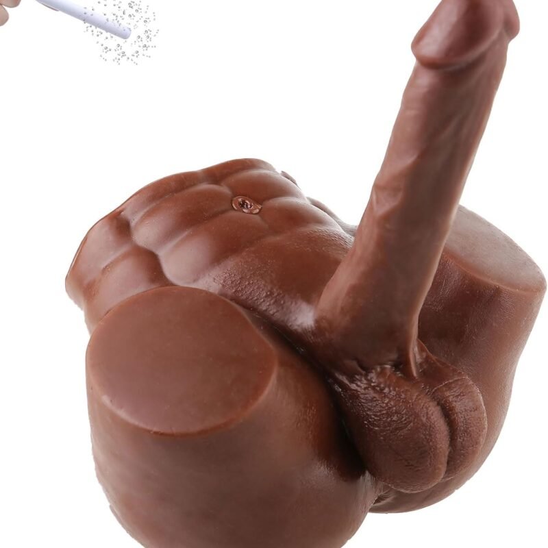 8LB Male Sex Doll with Flexible Dildo Realistic Sex Huge Cock, Torso Sex Dolls for Women 7.9 in Cock Female Masturbation Unisex Masturbator Tight Anal Adult Toy for Men Couple Women Gay Sex Toy