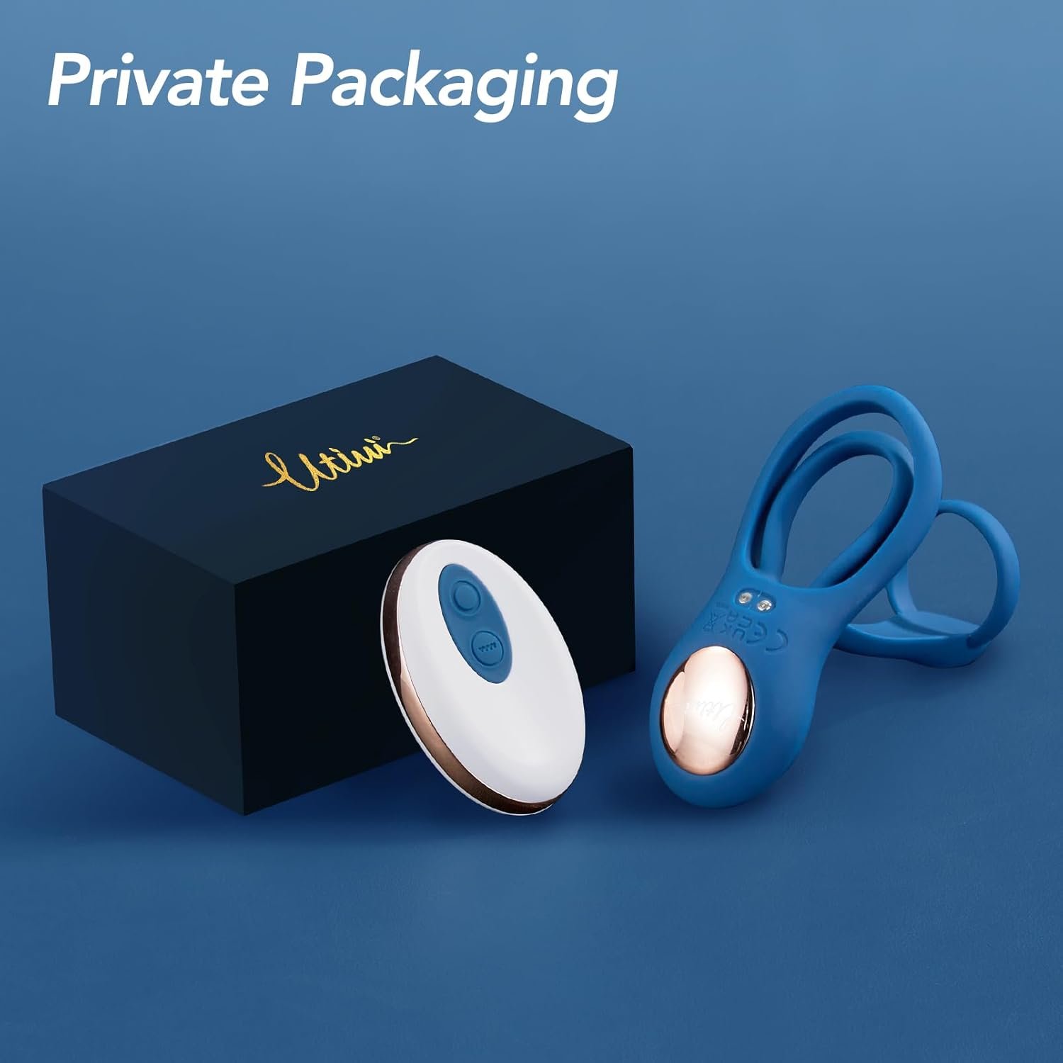 3 in-1 Vibrating Penis Ring for Couples Sex Toys & Games with 10 Vibration Modes Double Cock Ring - Image 6