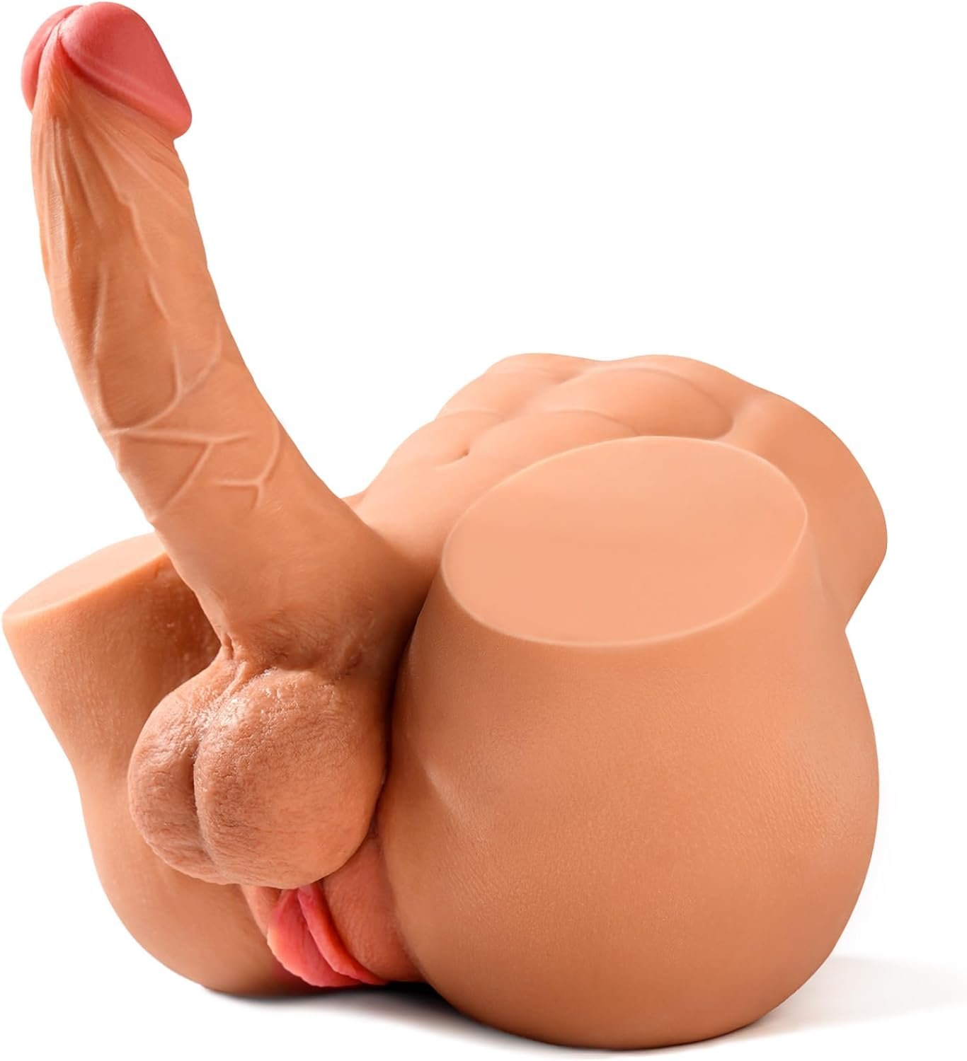 Shemale Sex Doll with 7.2in Realistic Huge Dildo, Unisex Trans Sex Dolls Flexible Cock Sex Toys for Women & Elasticity Tight Vagina Anus Masturbator Male Sex Doll Adult Sex Toy for Men Female Couples