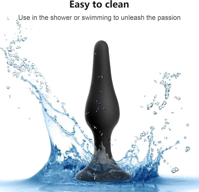 Hisionlee Sex Toys 5PCS Anal Plug Set Silicone Anal Butt Plug Adult Sex Toys for Women,Men and Beginners(Black) - Image 6
