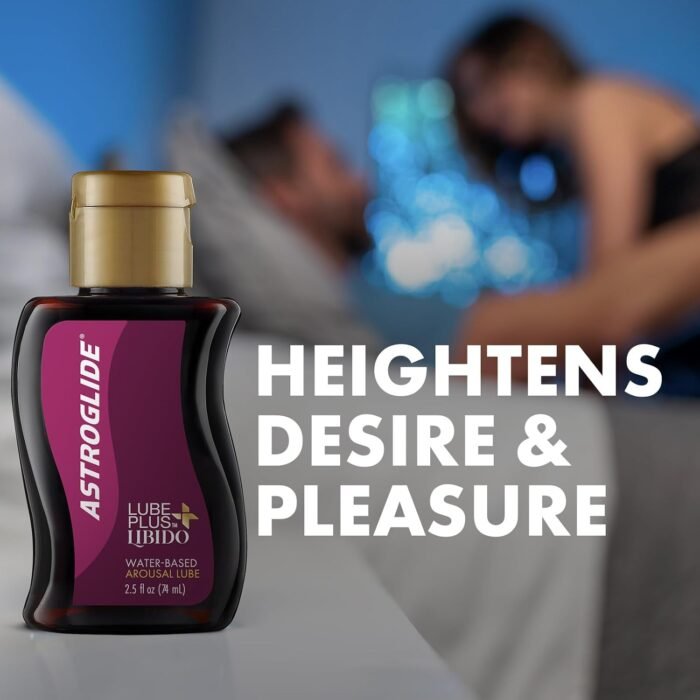TROJAN Arouses & Intensifies Personal Lubricant, 3 oz. Bundle with Astroglide Lube Plus Libido (2.5oz) Arousal Lube - Image 6