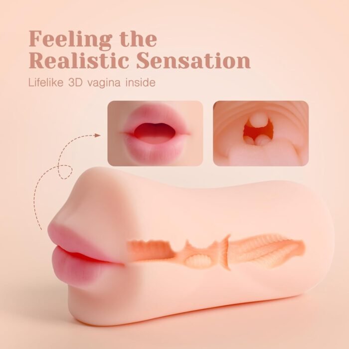 Tracy's Dog Male Masturbators, Deep Throat Blow Job Signature Stroker, Sex Toys for Men, Realistic RUSHSKIN Close-Ended Pocket Pal Oral Adult Toy for Man Masturbation - Image 4