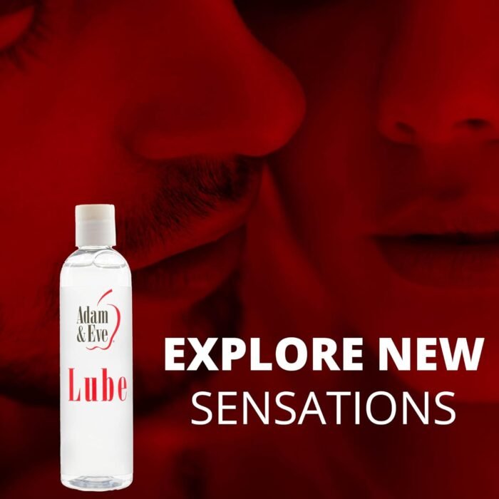 Adam and Eve Premium Water Based Lube, Personal Lubricant, Women, Men, Couples & Toys, Thick Non Sticky, Non Staining, Long Lasting Sex, Anal & Masturbation Cum Lube, Valentine’s Gift, 8 oz, Clear Gel - Image 3