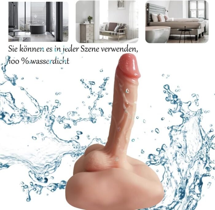 2in1 Male Torso Sex Doll with Realistic 360° Dildo and Testis, Men Torso Masturbators & Tight Anal Lifelike Big Butt Flexible Adjustable Dildos Cock, Sex Dolls for Women Gay Couple Adult Toys & Games - Image 3