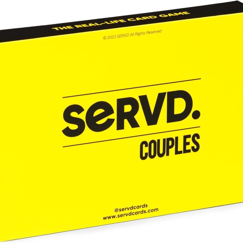 SERVD - Couples - The Hilarious Real-Life Couples Card Game | A Funny Couples Gift for Anniversary, Valentines Day, Christmas, Date Nights & More | Unique Couples Strategy Game