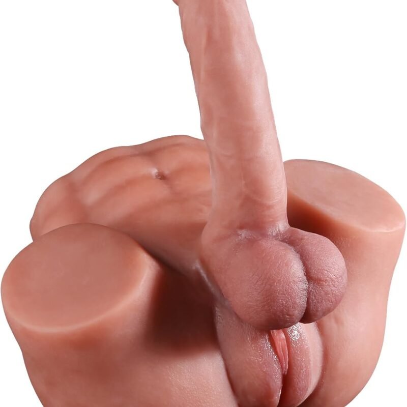 7.7LB Sex Doll Male Masturbator, Trans Sex Doll for Women with Realistic Dildo Penis Vagina Anus, Sex Torso with Tight Hole Pussy for Men Masturbation, Male Sex Doll for Women Sex Toys for Gay