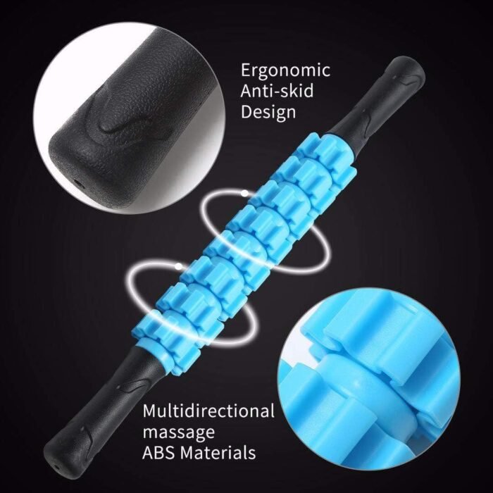 Massage Roller, Muscle Roller Stick, Therapy Roller Stick for Legs, Calf, Thigh, Lipo Roller for Relief Muscles, Deep Tissue Massage Rolling Pin for Trigger Points, Help Sore Muscle Recovery - Image 2