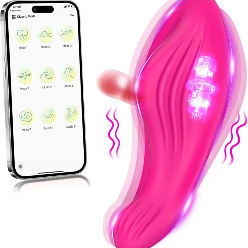 Female Sex Toys Vibrators for Women - Wearable Panty APP Remote Control Vibrators with 9 Vibration Modes, Clitoral Couple Vibrator Vibrating Panties Adult Sex Toys for Women