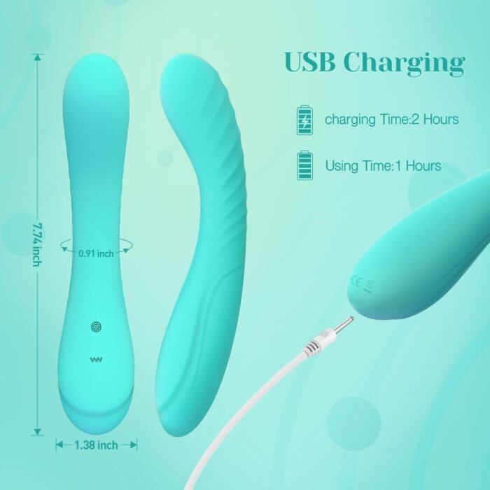 Tracy's Dog Powerful G Spot Vibrator for Deep Penetration, Adult Sex Toys for Women and Couples, Full Silicone Soft Vibrating Dildo Massager for Clitoral and Anal Stimulation - Image 6