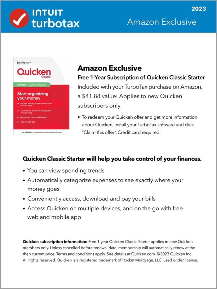 [Old Version] TurboTax Deluxe 2023, Federal & State Tax Return [PC/Mac Download] - Image 5