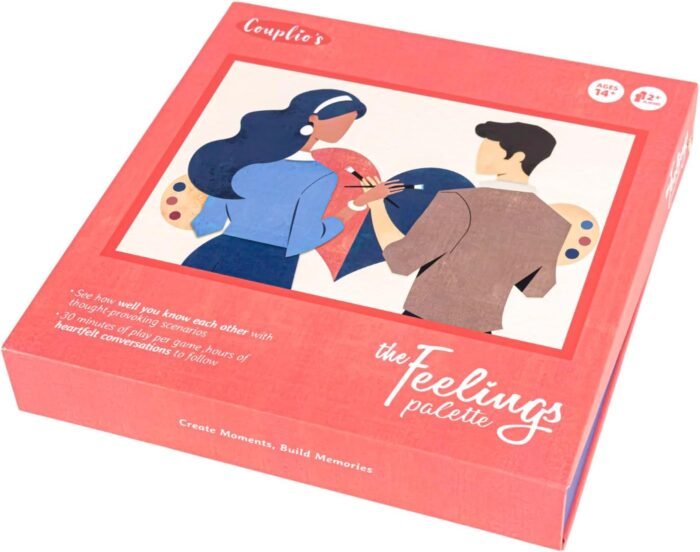 Feelings Palette – Couple Games for Date Night Ideas - Intimacy Relationship - Conversation Starters and Deep Connection Board Game - Question Card Games for 2 Players, Romantic Couple Gifts - Image 4