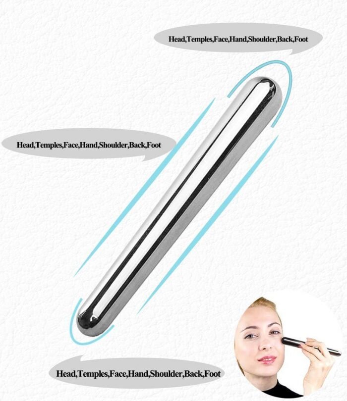 Stainless Steel Face Massage Therapy Stick-Guasha Massage Wand-Acupressure Massage Tools for Deep Tissue,Soft Tissue Myofascial Release Relief Pain (1) - Image 3