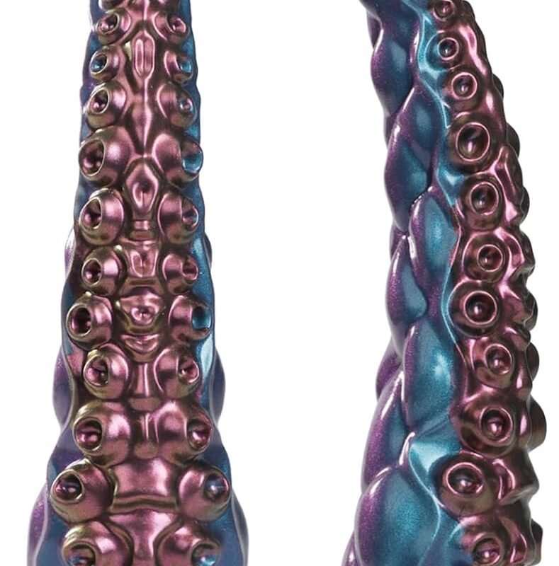 Anal Tentacle Dildo Adult Sex Toys - 10.6" Huge Monster Long Dildo Anal Plug for U & G-spot, Anal Toys with Strong Suction Cup, Fantasy Dildo Adult Sex Toys & Games for Men Women Couples