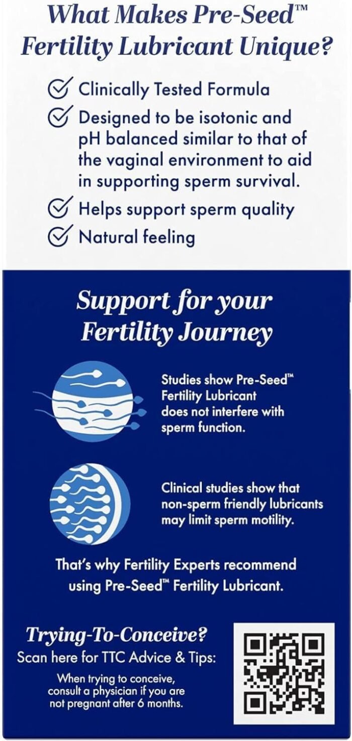 Pre-Seed Fertility Lubricant, For Use by Couples Trying to Conceive - Image 9