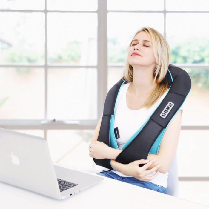 Mo Cuishle Shiatsu Neck and Shoulder Massager with Heat – Deep Kneading Massage for Relaxation – Ideal for Christmas, Mother's Day, Father's Day, Gifts for Men, Women, Mom and Dad - Image 4