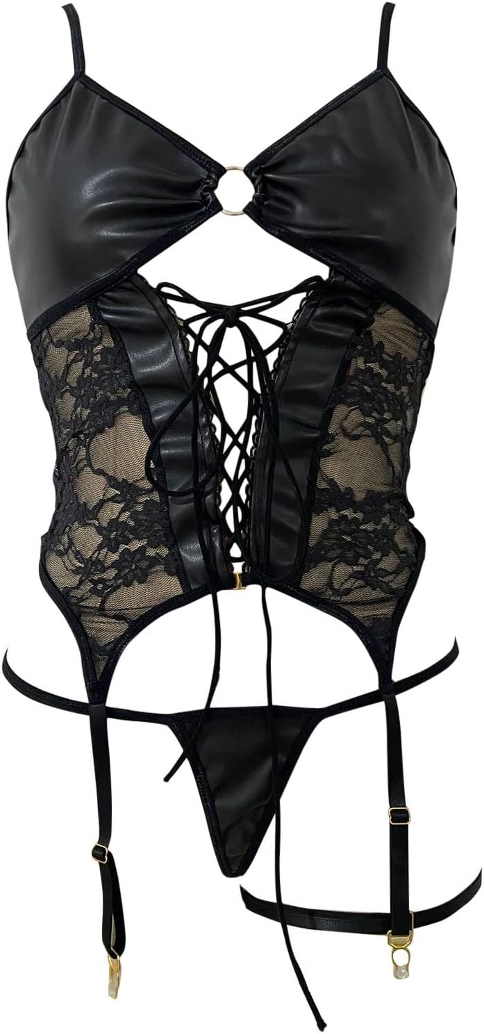 Womens Nightgowns Sexy Teddy Slutty Exotic Nightie Bodysuit Ladies Wedding Fishnets Underwear Valentines Gifts for Wife - Image 7