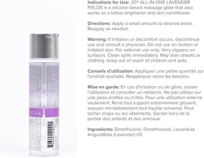 System Jo Sensual Massage Oil, Lavender, 4.5-Ounces Bottle - Image 2
