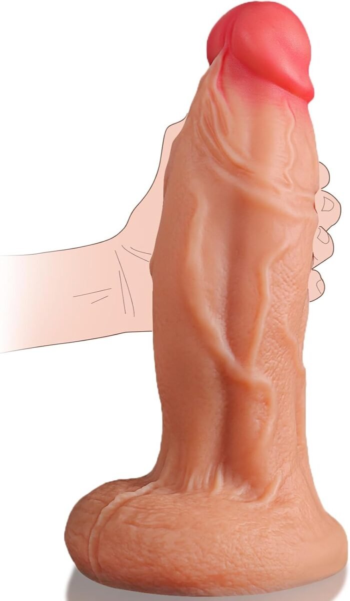 3.54'' Diameter Realistic Huge Thick Dildo with No Balls, 11.8 inch XXL Dual Density Huge Silicone Dildo Extra Large Dildo for Deep Sex, Giant Anal Dildo Adult Sex Toys for Gay Men Female Masturbation
