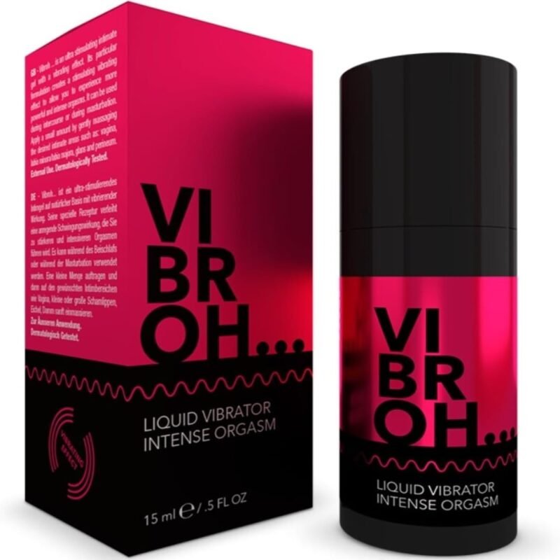 VIBROH Clitoris Intense Liquid Vibrator Gel Orgasmic Intense for Women Sensitive Stimulating Sexual Intercourse Crema sexuales para orgasmo femenino Mujeres 0.5 fl oz / 15ml, White
