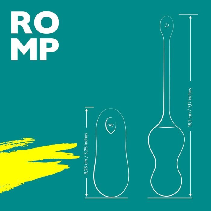 ROMP Cello Vibrating Egg Vibrator Sex Toys | G Spot Vibrator for Women with Remote Control | 6 Intensity Levels & 4 Patterns | Waterproof Stimulator - Rechargeable Couples Gift | Adult Sex Toy - Image 7