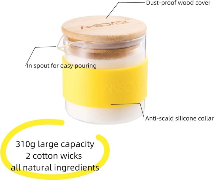 Massage Oil Candles, Lotion & Body Oil Candles for Date Night, Couples Gifts, Soy Based, Pineapple Scent, 10.58OZ/ 300g - Image 4