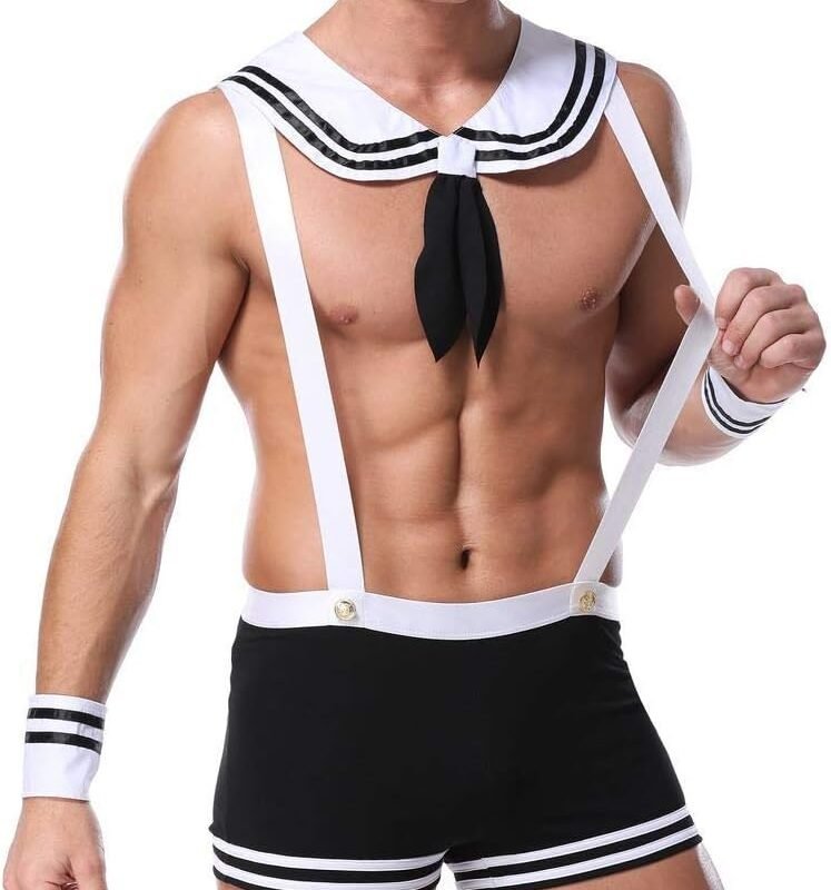 StarDY Sexy Men's Underwear Set Gentleman Erotic Lingerie Suit Seduction Cosplay Costume Outfits (20193)