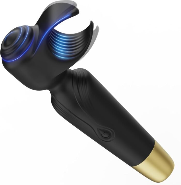 Tracy's Dog Wand Vibrator for Men and Couple, 2 in 1 Powerful Male Sex Toys Stroker for Glans Massage, Clitoris Stimulation for Partner Play, Adult Toys for Penis Clitoral Stimulation