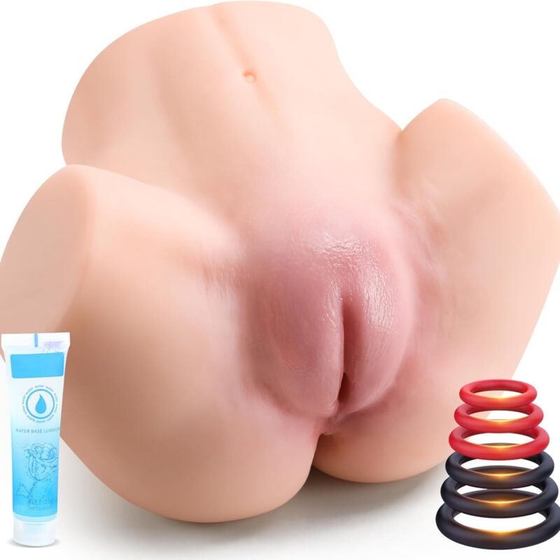Adult Sex Toys 4LB Male Masturbator - Sex Toys for Men Sex Doll Pussy Ass, Sex Toys Lifelike Realistic Masturbator with Virgin Tight 3D Textured Channel, Male Sex Toy Sex Stroker for Men with 2 Holes
