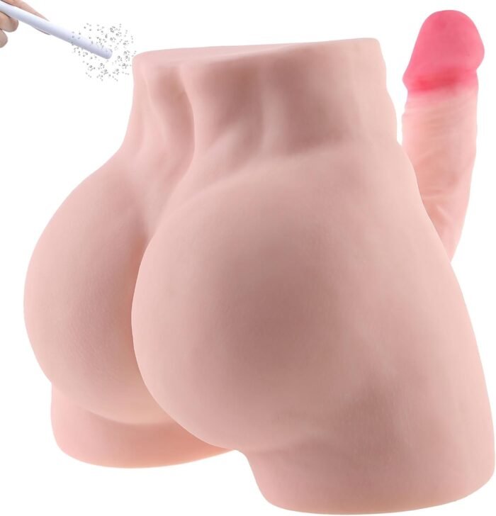 8lb Male Sex Doll with Flexible Dildo Realistic Sex Huge Cock, Torso Sex Dolls for Women 7.9 in Cock Female Masturbation Unisex Masturbator Tight Anal Adult Toy for Men Couple Women Gay Sex Toy