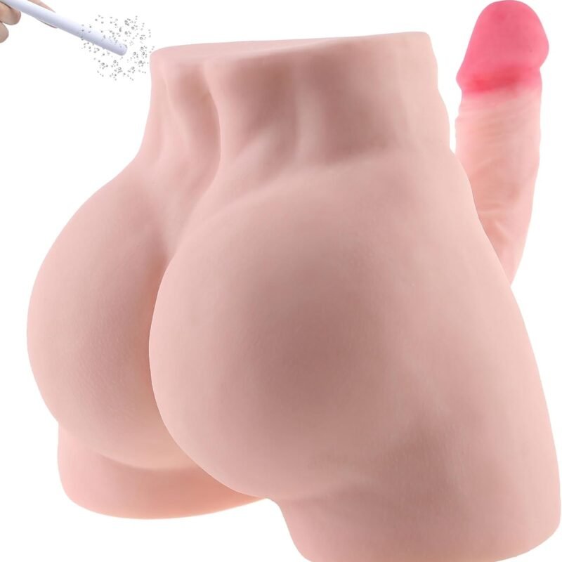 8lb Male Sex Doll with Flexible Dildo Realistic Sex Huge Cock, Torso Sex Dolls for Women 7.9 in Cock Female Masturbation Unisex Masturbator Tight Anal Adult Toy for Men Couple Women Gay Sex Toy