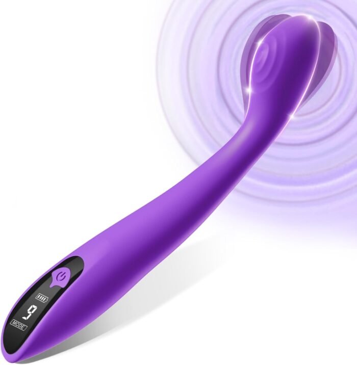 Adult Sex Toys Vibrator for Women - G Spot Vibrator Clitoral Nipple Stimulator with LCD Display & 9 Powerful Vibration, Finger Bullet Vibrators Wand Waterproof Strapless on Dildo Anal Toys for Couple
