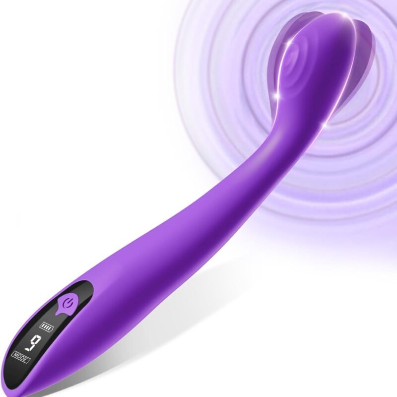 Adult Sex Toys Vibrator for Women - G Spot Vibrator Clitoral Nipple Stimulator with LCD Display & 9 Powerful Vibration, Finger Bullet Vibrators Wand Waterproof Strapless on Dildo Anal Toys for Couple