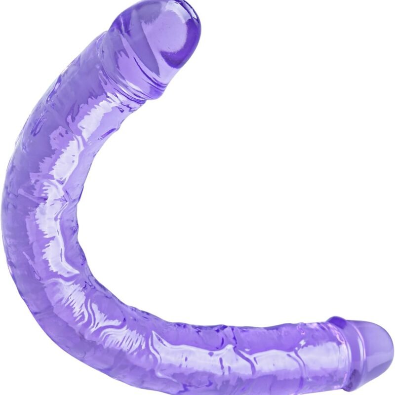 18 * 1.7" Double-Headed Thick Giant Dildo, Extra Long Realistic Dildo, Huge Flexible Fat Penis G-spot/Anal,Double-Sided XXL Wide Adult Sex Toy with Vein and Glans,Suitable for Women/Men/Lesbians