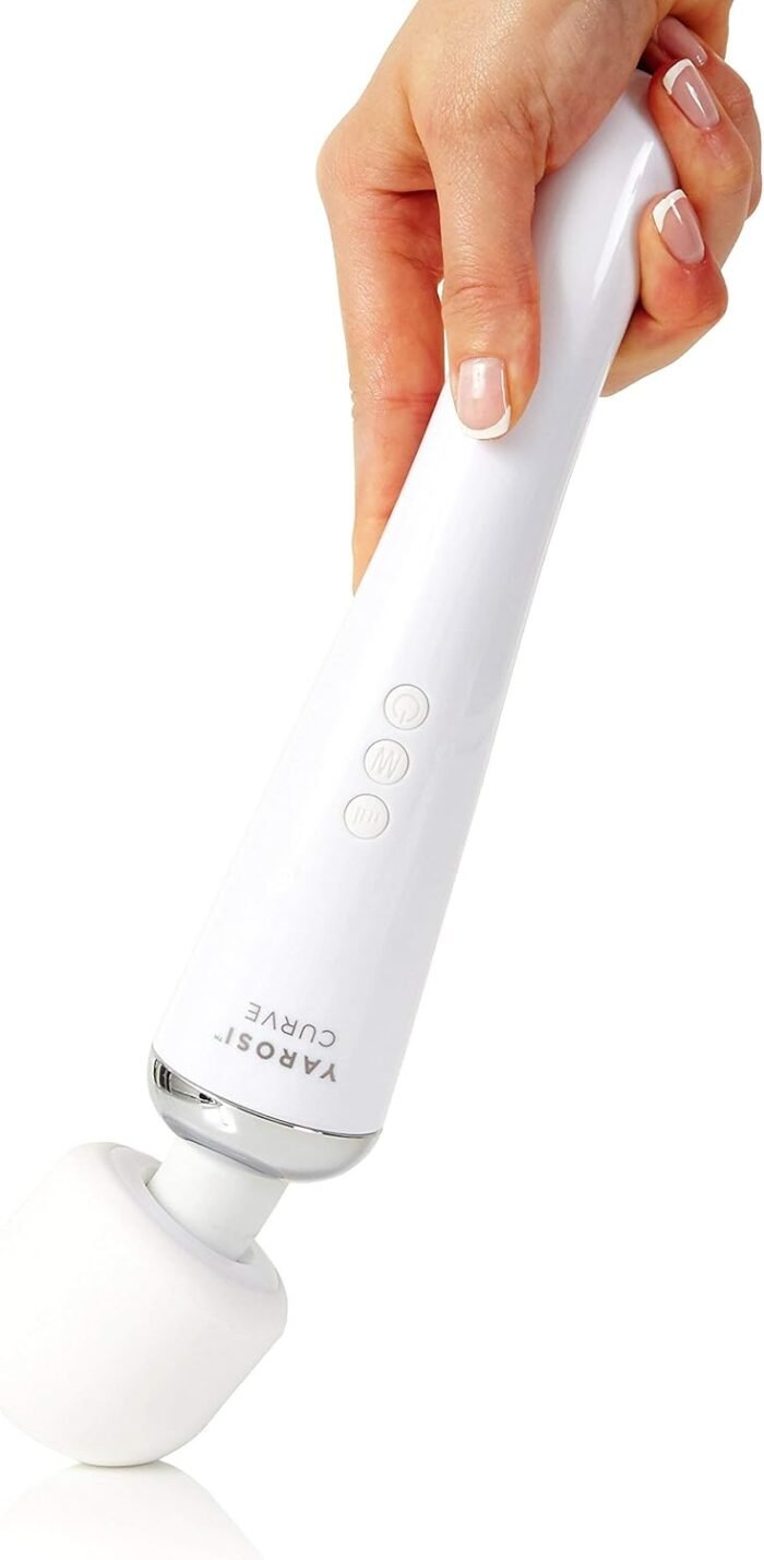 Yarosi Cordless Curve Therapeutic Device - 8 Powerful Speeds and 20 Patterns - for Muscle Aches and Sports Recovery - Rechargeable - Travel Friendly - White - Image 2