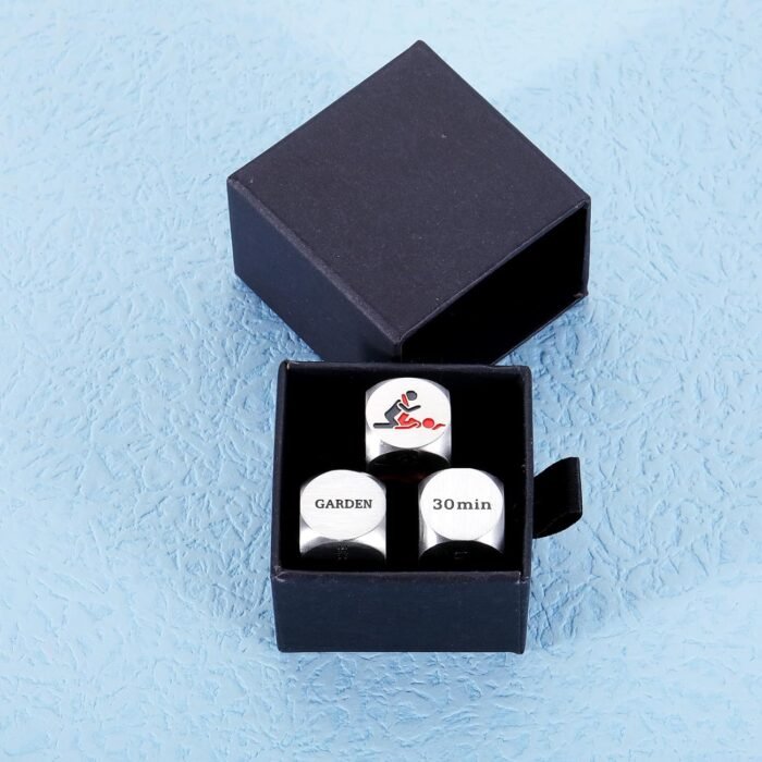 3PCS Sex Dice Sex Position Dice Couples Games Date Night Dice Ideas for Boyfriend Girlfriend Husband Wife, Anniversary Wedding Gifts for Couples, Romantic Anniversary Steel Gifts for Women Men - Image 8