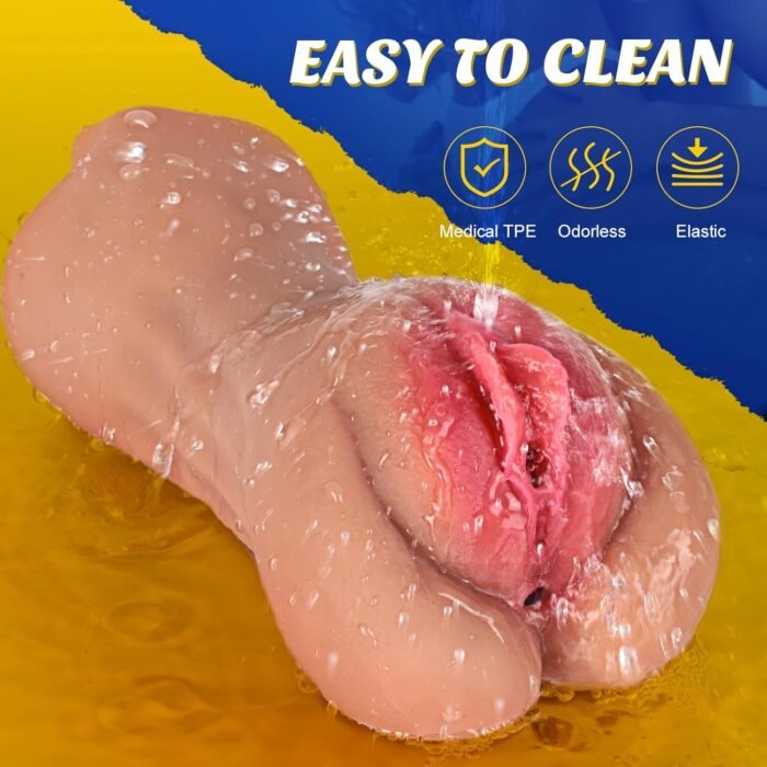 Pocket Pussies Male Sex Toy - 3 in 1 Fake Pussy Realistic Pocket Pussy Blowjob Male Sex Doll, Male Masturbator Stroker, Sex Dolls Masturbator Vagina Toy with Deep Vagina Anus & Lifelike Mouth - Image 6