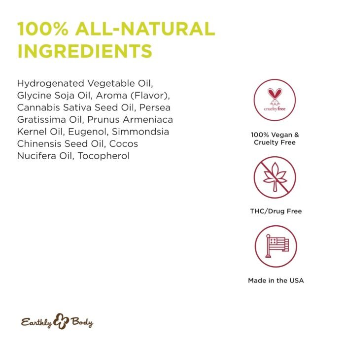 Earthly Body Edible Massage Candle - 4 oz - 3-in-1 Formula Can Be Used as a Candle, Oil & Moisturizer - Smooths & Nourishes Skin - Vegan, Cruelty Free - Image 4