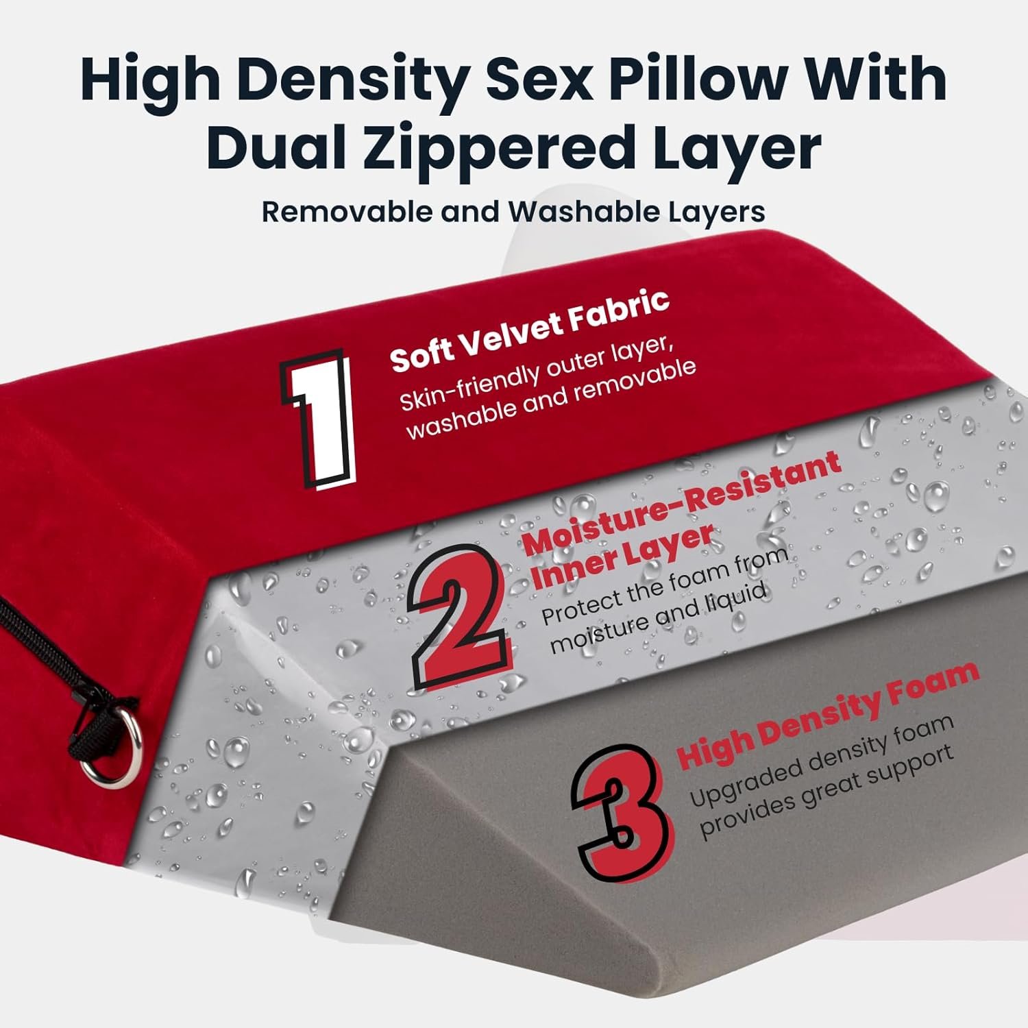 Sex Position Pillow Couple Sex Toys, Sex Funtiure Sex Pillow Sex Products for Adult Couples, Sex Cushion Sex Accessories Sex Handcuffs BDSM Kit - Image 4