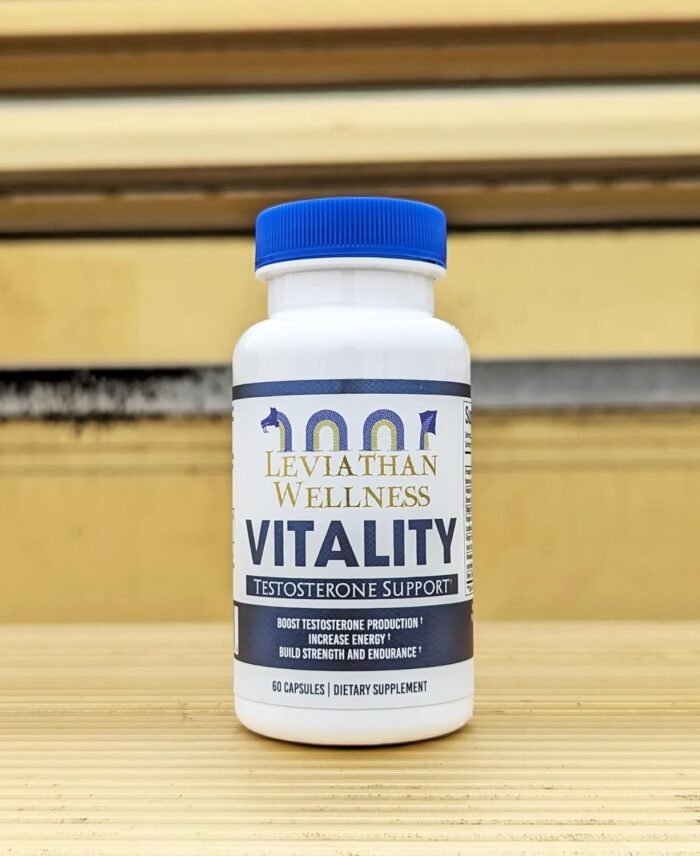 Vitality Testosterone Booster, 60 Capsules, 30 Servings