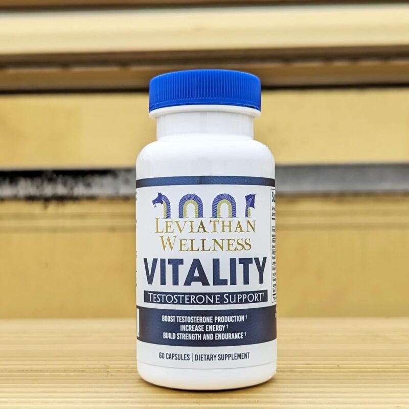 Vitality Testosterone Booster, 60 Capsules, 30 Servings