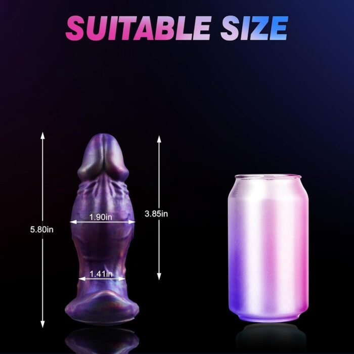5.8" Silicone Butt Plug Huge Butt Plug, Large Butt Plug Anal Plugs Thick Dildo with Anchor Shape Base Design, Realistic But Plug Giant Buttplug Soft Anal Trainer, Sex Toys for Women Men Gay Couple - Image 3