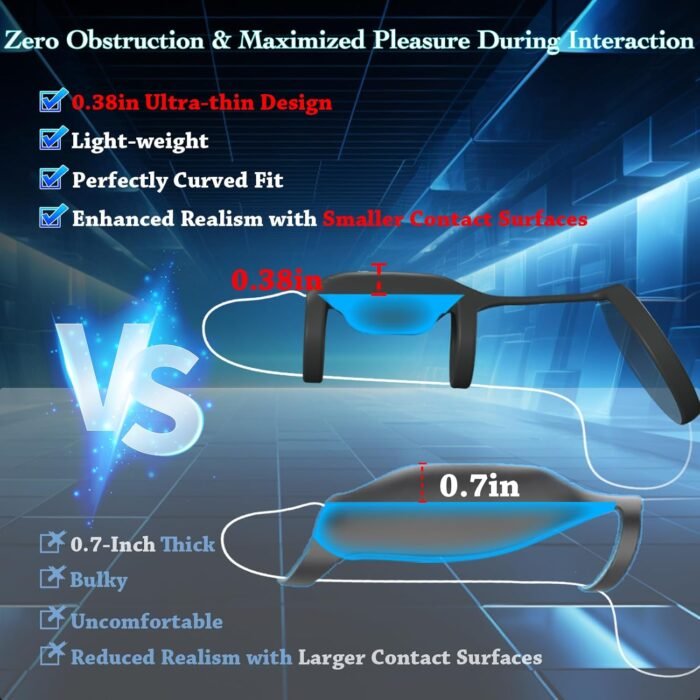 Vibrating Penis Sleeve Cock Ring, Penis Ring Vibrator Extender for G Spot Stimulation, Couples Adult Sex Toys for Men Women, Healexcer Girth Enhancer Sleeve Male Couple Sex Toy for Men Erection Sex - Image 3