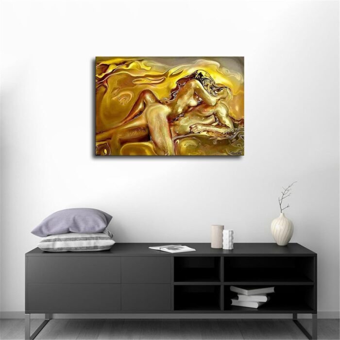 Sex Erotic Mature Nude Women Sensual Modern Art Oil Painting Original Erotic Art Sex Wall Art Bedroom Decor Sex Art Gift for Her Female Nude (20×30inch,Unframed) - Image 4