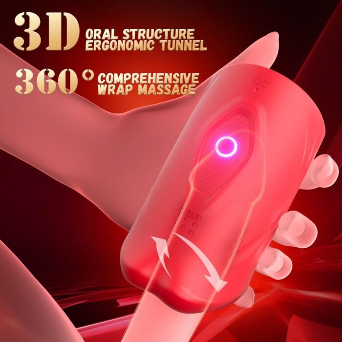 Male Sex Toys for Men Adult Toys Male Masturbator with 9 Vibration Modes Powerful Vibrating Penis Training Device, Male Sex Toy Hands-Free Masturbation Cup, Adult Sex Toys Couples Sex Toys - Image 5