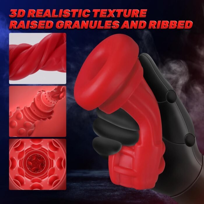 Sex Toys for Men Male Masturbator - APP Control Adult Toys Male Masturbators Penis Pump with 9 Sucking & 9 Vibrating, 3D Textured Sleeve Heating Blowjob Mens Sex Toy, LCD Display Pocket Pussy for Men - Image 5