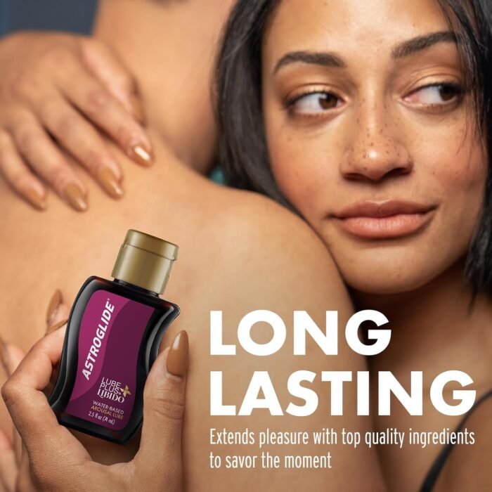 TROJAN Arouses & Intensifies Personal Lubricant, 3 oz. Bundle with Astroglide Lube Plus Libido (2.5oz) Arousal Lube - Image 5